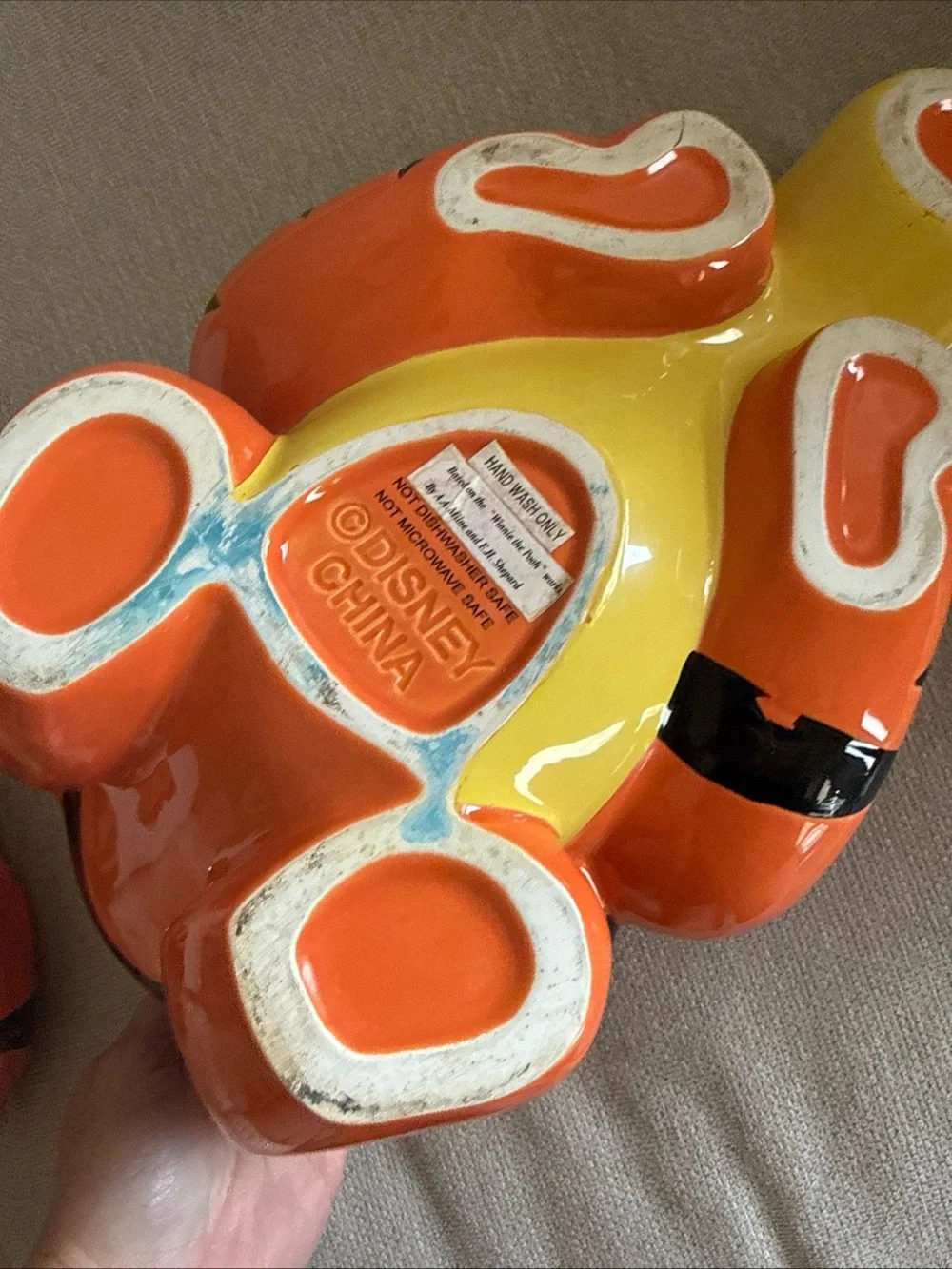 Disney Winnie The Pooh Tigger Cookie Jar 12”x9”x10” RARE!